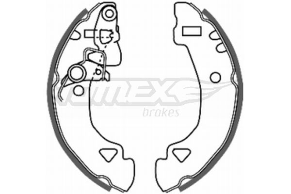 TOMEX BRAKES Комплект тормозных колодок TX 20-27